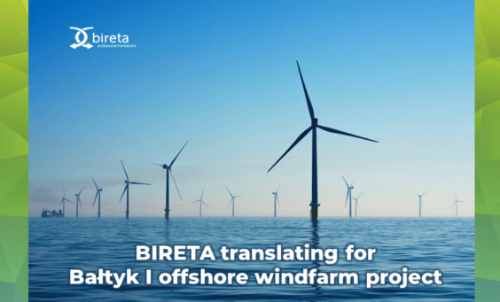 Offshore wind farm Bireta Professional Translations Baltyk I
